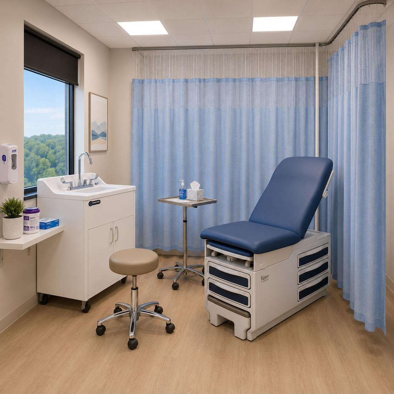 Design inspiration for the Exam Room at Housa Health